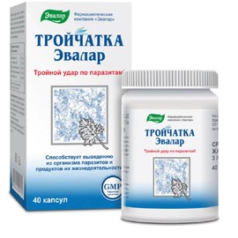 Evalar Cloves Tansy Aspen Herbal Mix Siberian Troychatka 40 Caps Altai Siberia