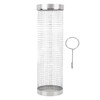 Barbecue Grilling Basket Cylinder Shaped Mesh Wire 304 Stainless Steel