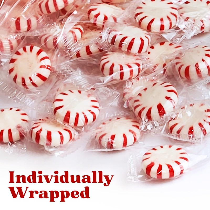 Yumzo Starlight Peppermints Individually Wrapped for On the Go Refreshment,