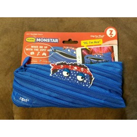 ZIPIT Talking Monstar Monster Talking Pouch Blue Pencil Pouch Ace New