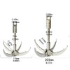 Grappling Hook Stainless Steel Claw Carabiner for Outdoor Survival Underwater