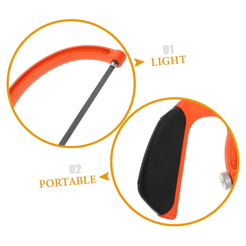SHINEOFI 1 Set Mini Hacksaw Tool Portable Multi Functional DIY