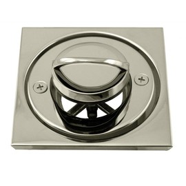 Westbrass D3201-03 Roman Tub Drain Trim with 4-1/4" OD Tile Square, Polished Brass
