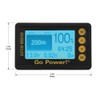 GO Power! 82958 GP-BMK-25 Battery Monitor Kit,Black