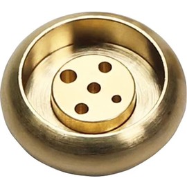 2Pack 5 Holes Incense Stick Holder, Metal Sandalwood Coil Base, etachable Brass Incense Burner Stand for Incense Sticks Home Indoor Outdoor Use, Incense and Incense Holders