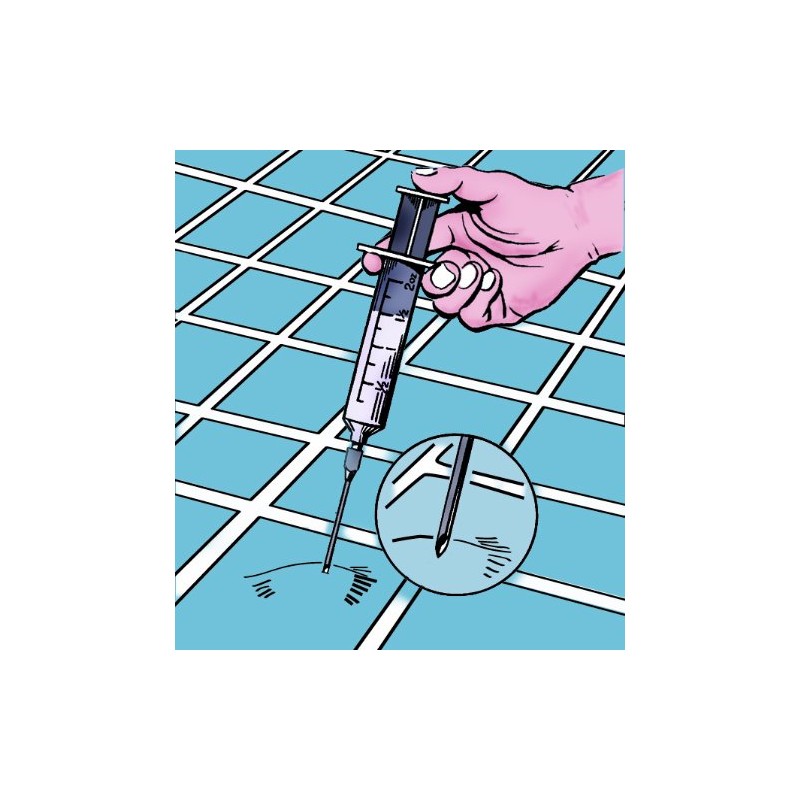 Bon Adhesive Vinyl Bubble Eliminating Syringe – 6 in. Disposable