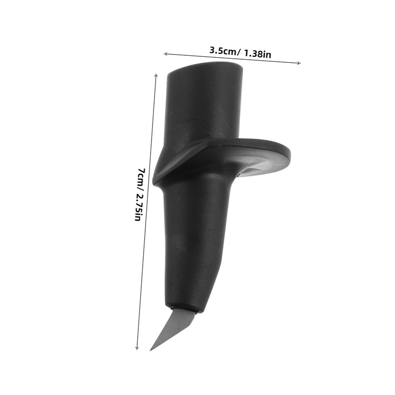 Kisangel Trekking Pole Tip Carbon Fiber Cane Tips for Hiking