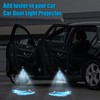 FUNGORGT 2Pcs Car Door Light Car - Door Projector Logo