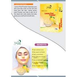 glowious Combo Pack of 5 (Lemon Peel, Amla, Hibiscus, Ubtan & Brahmi Powder) 250gms(50gX5)