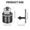 FOCMKEAS Key Drill Chuck, 1/2"-20UNF（13mm） Drill Chuck For Impact Driver