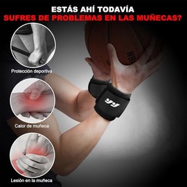 2pcs Muñequera Deportivas Transpirable, Muñequeras de Soporte