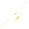 UD_14K Yellow Gold Saturn Beaded Bracelet Fine Product Category