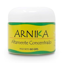 Pomada de Árnica Altamente Concentrada | Crema corporal De Alivio Anti calambres Musculares y Articulaciones | Efecto Analgésico y Antiinflamatorio | Textura Ligera de Rápida Absorción | 1 Frasco 60g