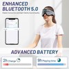 Sleep Headphones Bluetooth 3D Eye Mask, Boodlab 3D Wireless Sleeping