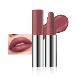 KXmzeG Matte Brown Lipstick Crayon Lip Makeup – High Pigment, Non-Drying Velvet Lipstick For Women, Muted Nude Brown Lip Liner Pencil, Waterproof Long Lasting 04#