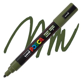 posca Paint Marker - Khaki Green, Bullet Tip, 2.5 mm