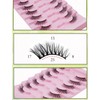 3D False Eyelashes Set, 7 Pairs Half Lashes, Natural Wispy