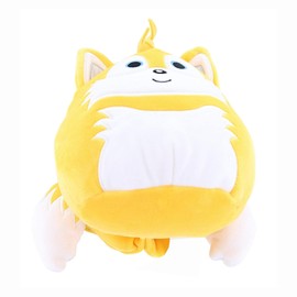 Squishmallows Kellytoy SEGA Sonic, Knuckles, Tails, Shadow Plush Toy (7'' Sonic The Tails),Blue (sqgq00011)