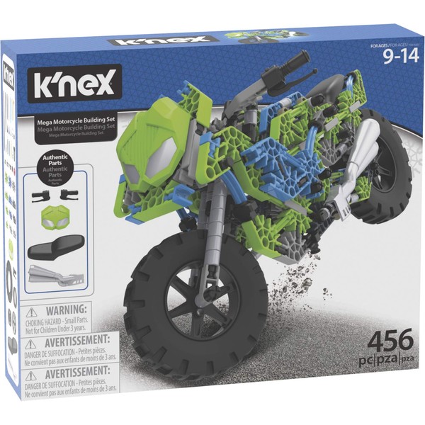 KNEX K'nex-Mega Racing Motorcycle Kit for Children from 9 Years