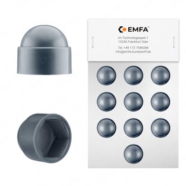 Protective Caps For Screws / Allen Keys - Screw Caps / Plugs - Post Caps, anthracite, bolt nut cap