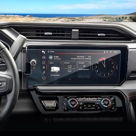 Coleya Anti-Glare Matte Screen Protector for 2022-2025 GMC Sierra 1500 (AT4/AT4X/Denali/Denali Ultimate), 9H Tempered Glass 2023 2024 Sierra 1500/2500HD/3500HD Accessories HD&Anti-Fingerprint 13.4"