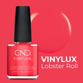 CND Vinylux Long Wear Nail Polish (No Lamp Required), 15 ml, Red, Lobster Roll