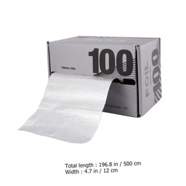 Healvian 50m Temporary Hair Colour Hair Dye Aluminum Foil Embossed Foil Professional Perm