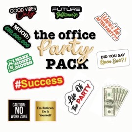 (Office Party Pack) Elevate Your Photo Booth Experience with Our Durable & Waterproof Pack of Signs-Perfect for Weddings, Birthdays, and Photo Booth Businesses - PVC Foamboard Photo Props