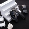 Flensent Key Fob Cover with Keychain for Benz A C