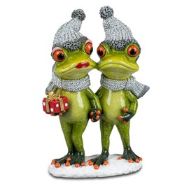 formano Froschhausen Frog Couple Winter Friends Winter Joy