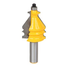 Gasea 1/2" Shank 1-3/4-Inch Architectural Face Base Molding Router Bit Milling Cutter Woodworking Tenon Cutter Tool