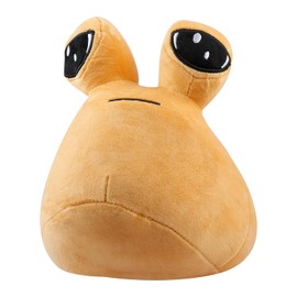 Rumyve Alien Pou Plush Toy,Cartoon Big Eye Alien Anime Plush Figure Toys,Kawaii Animal Alien Stuffed Plush,for Children