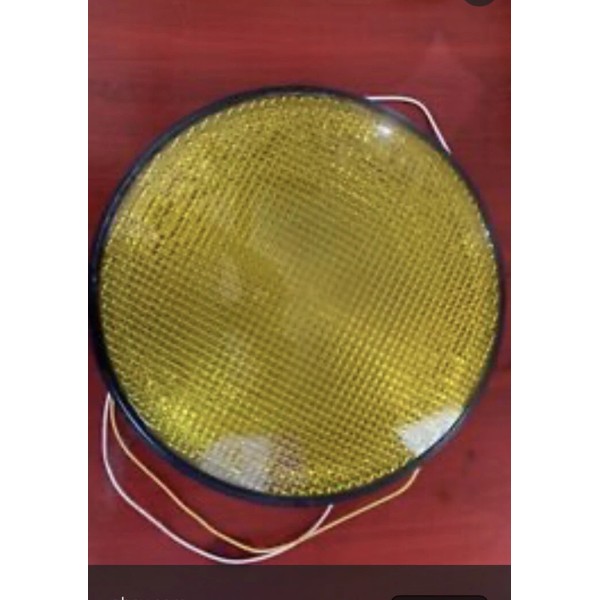 NEW 12" GE YELLOW LED Traffic Light Signal Lens 120v