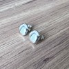 Agalea | Aretes tipo Broqueles de plata ley .925 tipo