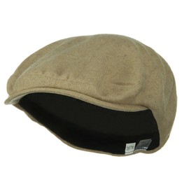 e4Hats.com Big Size Elastic Wool Ivy Cap - Camel OSFM