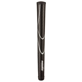 JumboMax Set of 1 Tour Series Grips - Black with Silver Trim Small/SM (+1/4")