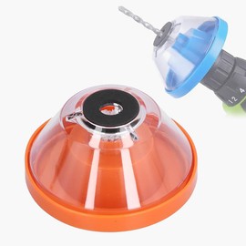 Drill Dust Collector, Electric Drill Dust Protection, Electric Hammer Cover, Drill Attachment, Power Tool Accessories (Orange)