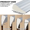 196 Inch Wedge-Shape Weather Stripping Door Seal,Windows and Doors Insulation,Self