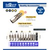 LABEAR Ultra Low Profile Mini Ratchet Wrench Set with 12-Piece