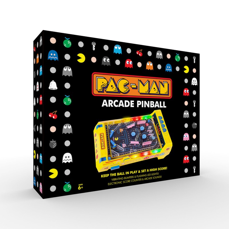 Merchant Ambassador Electronic Arcade Pinball Pac-Man Edition Desktop Game