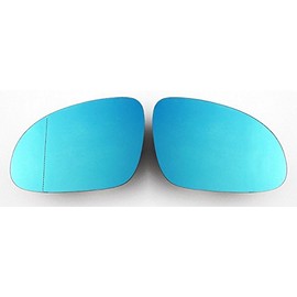 OriginalEuro Euro Wing Tinted Blue Heated Anti Blind Spot Mirror Glass for VW MK5 Passat B5.5 B6