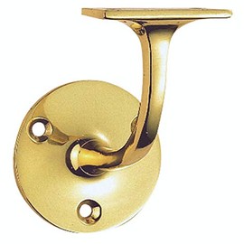 Carlisle Brass AA85 Handrail Brackets, Polished Brass