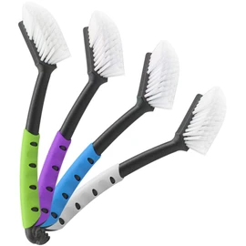COM-FOUR® 4 x Dish Brush – Kitchen Brush – Dish Brush – Washing Up Brush – Pan Brush – Approx. 29 x 6.5 x 6 cm (Choice of Colours Varies)
