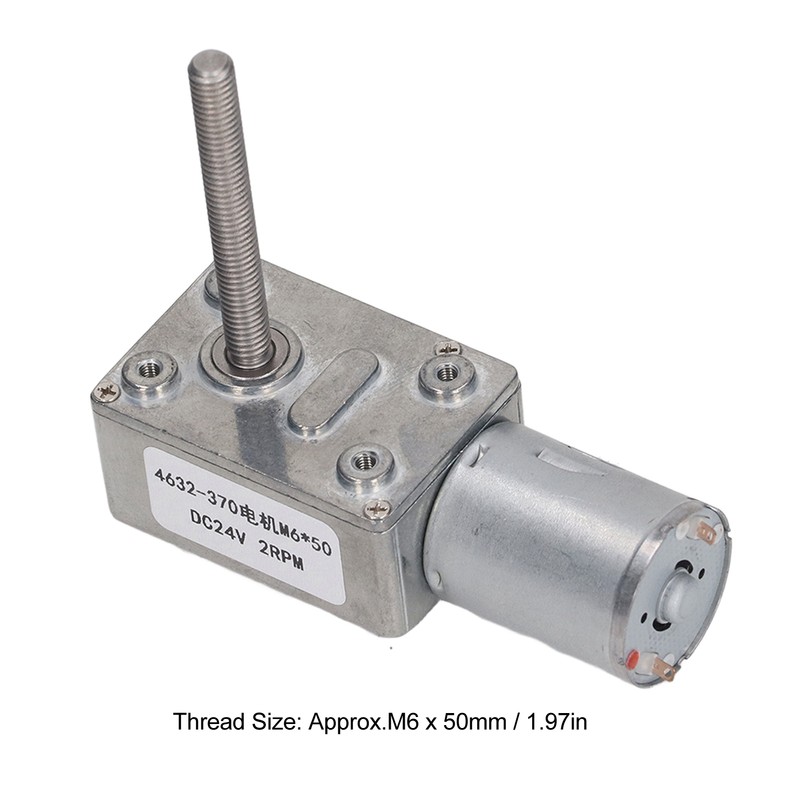 DC Reduction Motor Stable Low Noise Low Loss Lightweight Worm