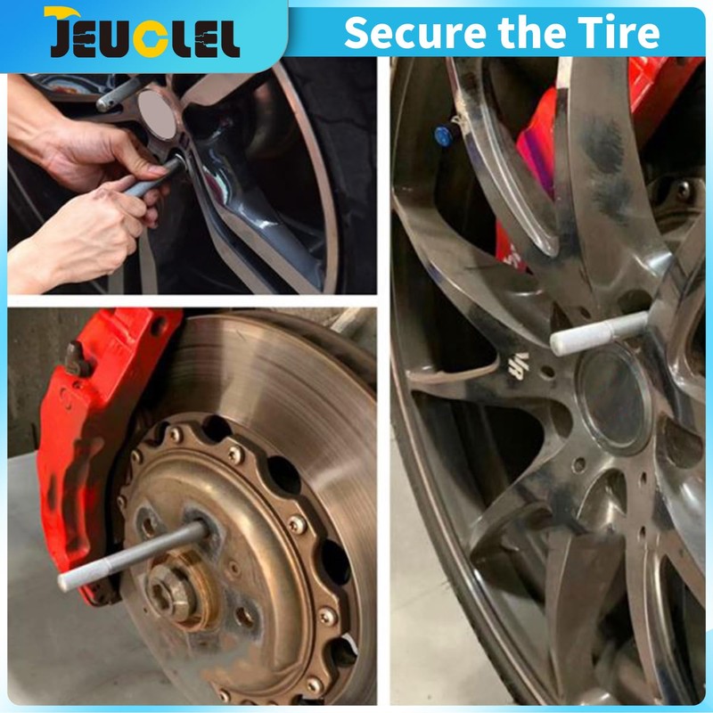 JEUCLEL 2PCS M14x1.5 Wheel Hanger Alignment Pin Guide Tool, Rim