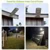 Malitupy Solar Street Lights Outdoor, Cool White/Warm White Solar Street