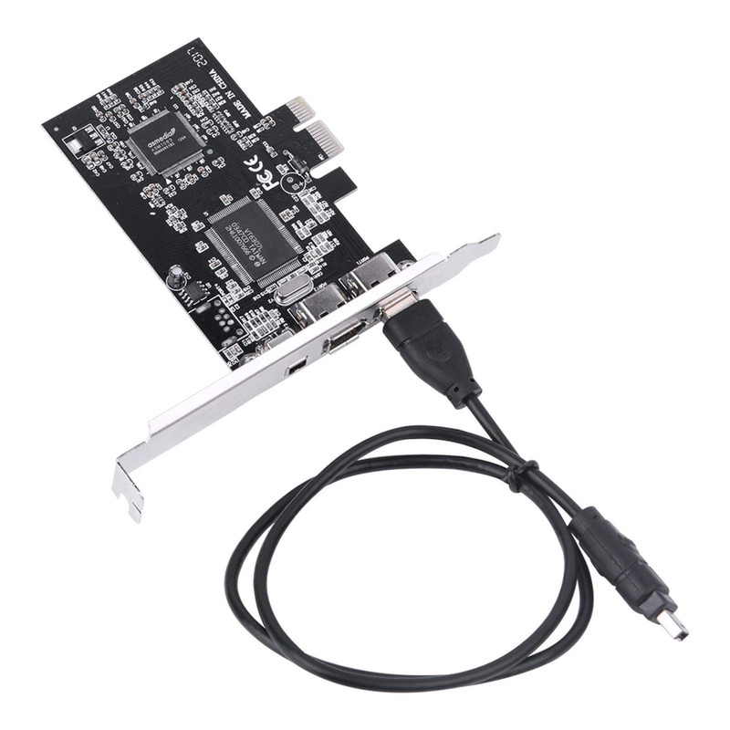 PCIE FireWire Card PCI-E PCI Express FireWire 1394a IEEE 1394