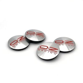 4pcs 55mm for OZ Racing M582 Wheel Center Rim Caps Hub Caps,2.17'' Outer Diameter,2.05 ''Inner Diameter (Silver Red)