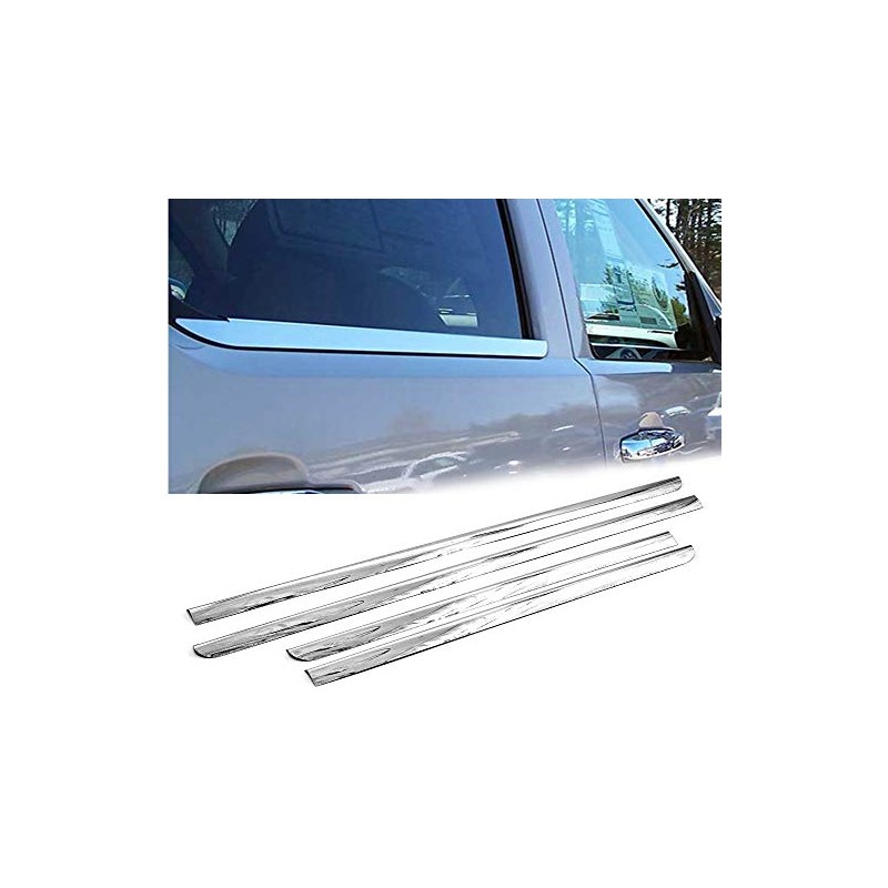 Sizver Polished Stainless Steel Window Sills Trims Compatible With 2000-2006