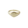 Honeycat Signet Ring in 18k Gold Plate | Minimalist, Delicate